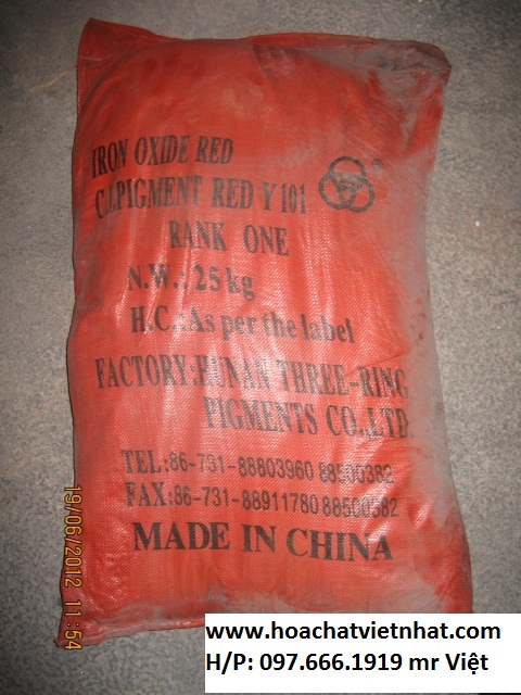 Iron oxide red Y 101 - Công Ty TNHH TM Hóa Chất Thiết Bị Việt Nhật